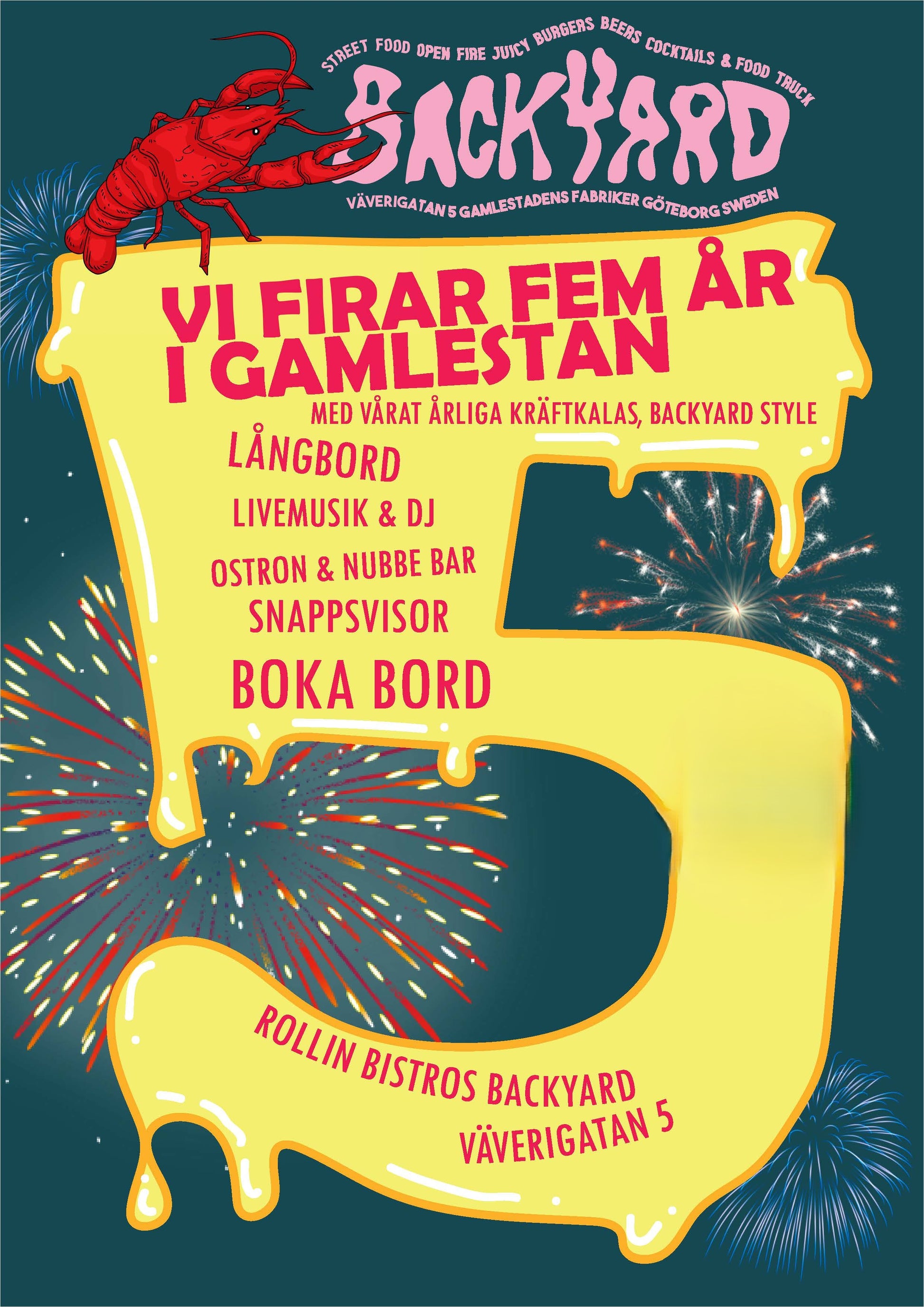 5 års fest - Set meny kräftskiva