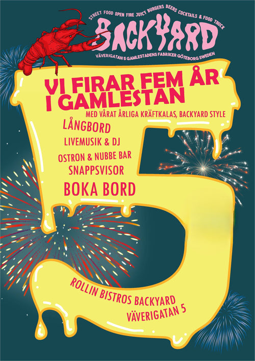 5 års fest - Set meny kräftskiva